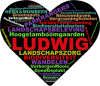 tekening van een hartje met naam 'Ludwig'